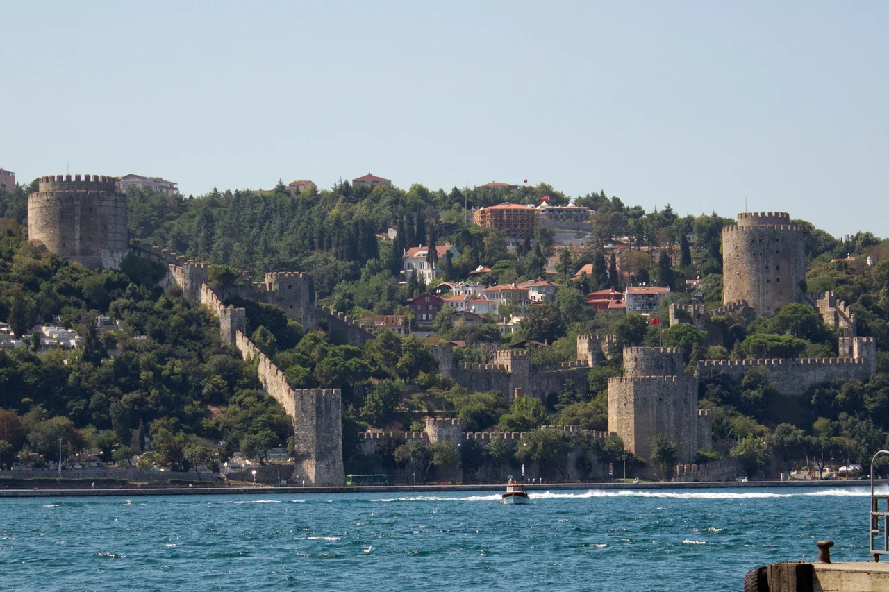A view of the European fortress in Istanbul, Turkey