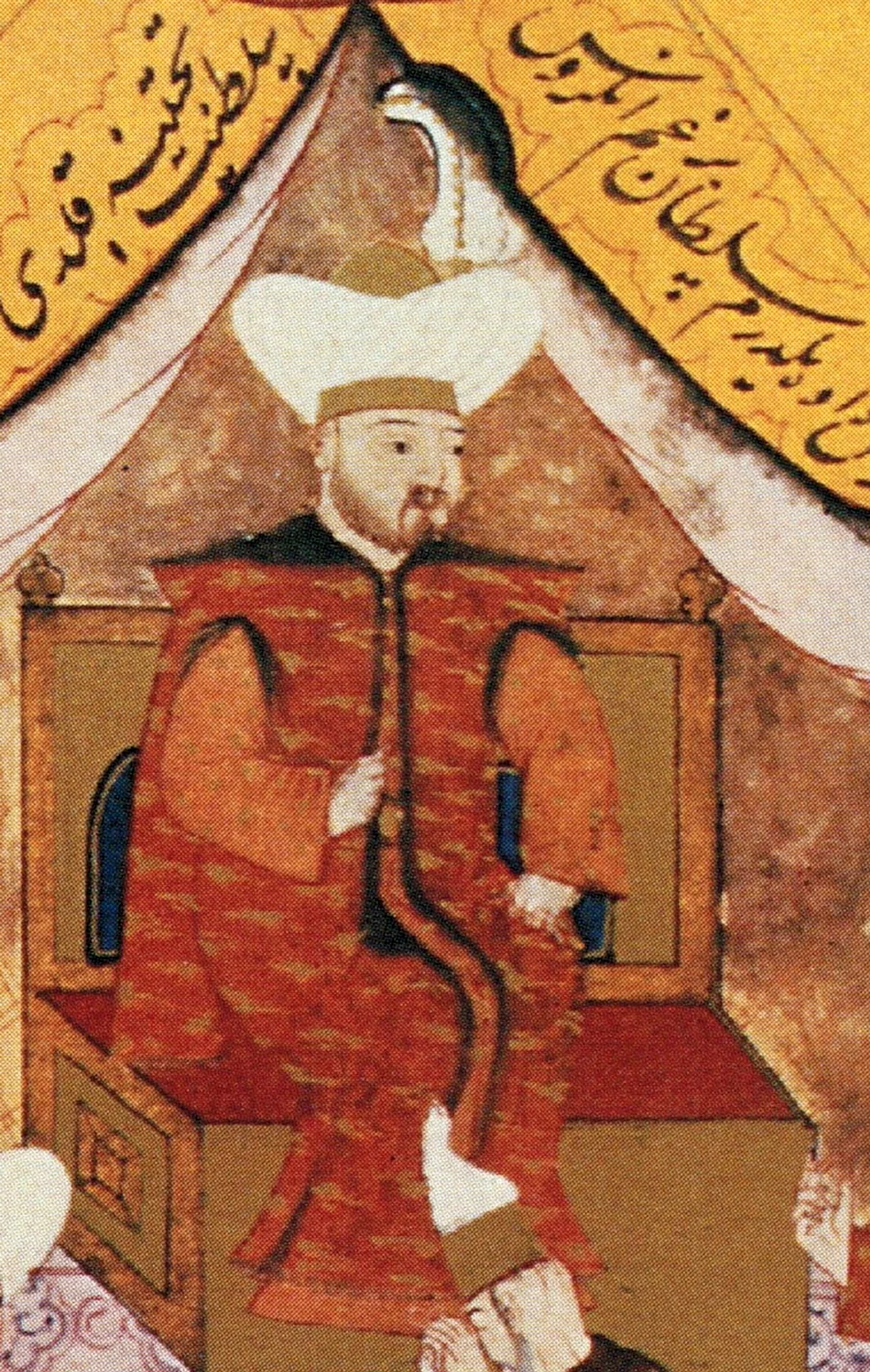 Bayezid I. Hüner-nāme (1584), Library of the Topkapi Palace Museum, Hazine 1523, f. 96b