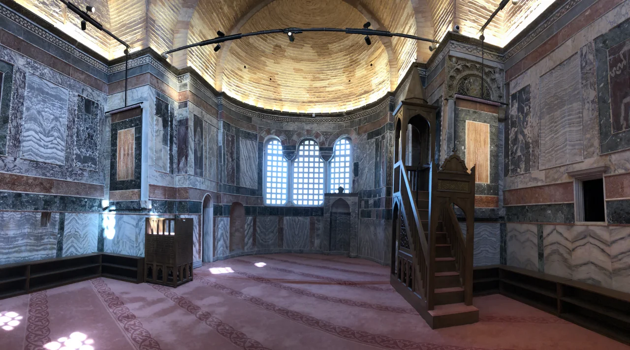 Exterior of the Chora Church in Istanbul, today a museum. It is famous for it Byzantine mosaics.