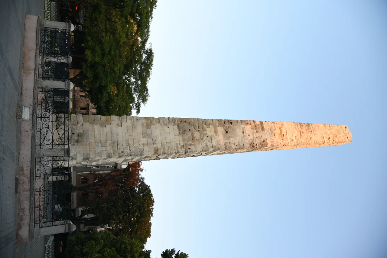Walled Obelisk, (Masonry Obelisk).