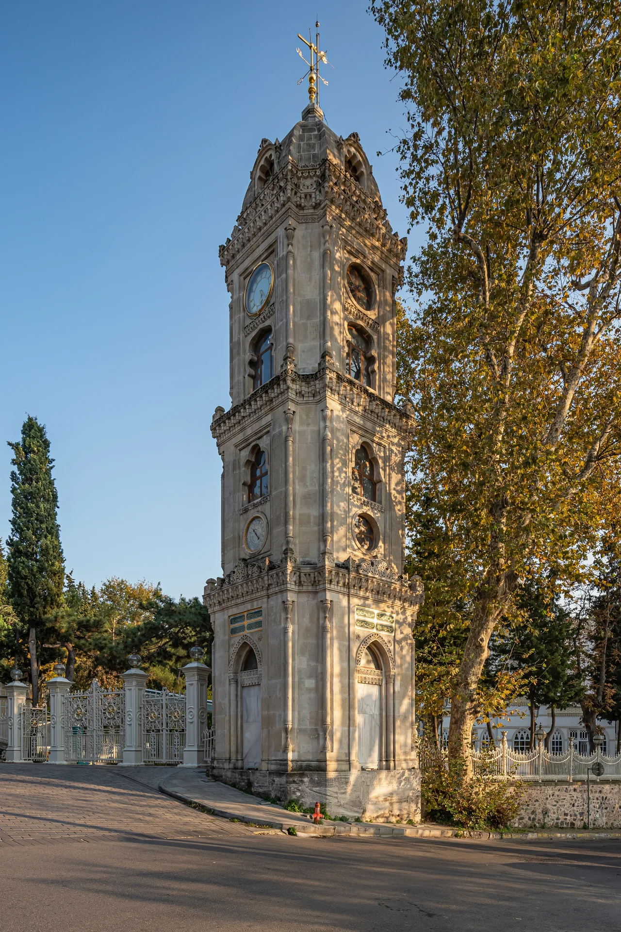 Yıldız Clock Tower in Istanbul, Turkey