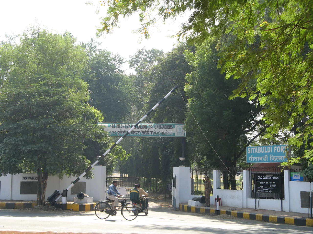 Nagpur Sitabuldi fort gate. Now an army barrack.