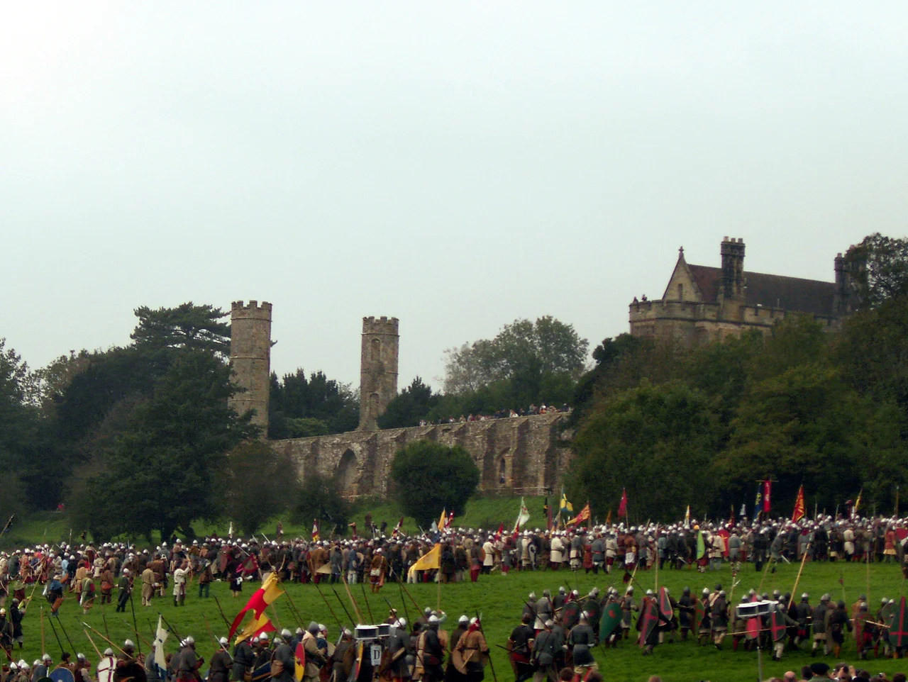 Reenactment of the en:Battle of Hastings