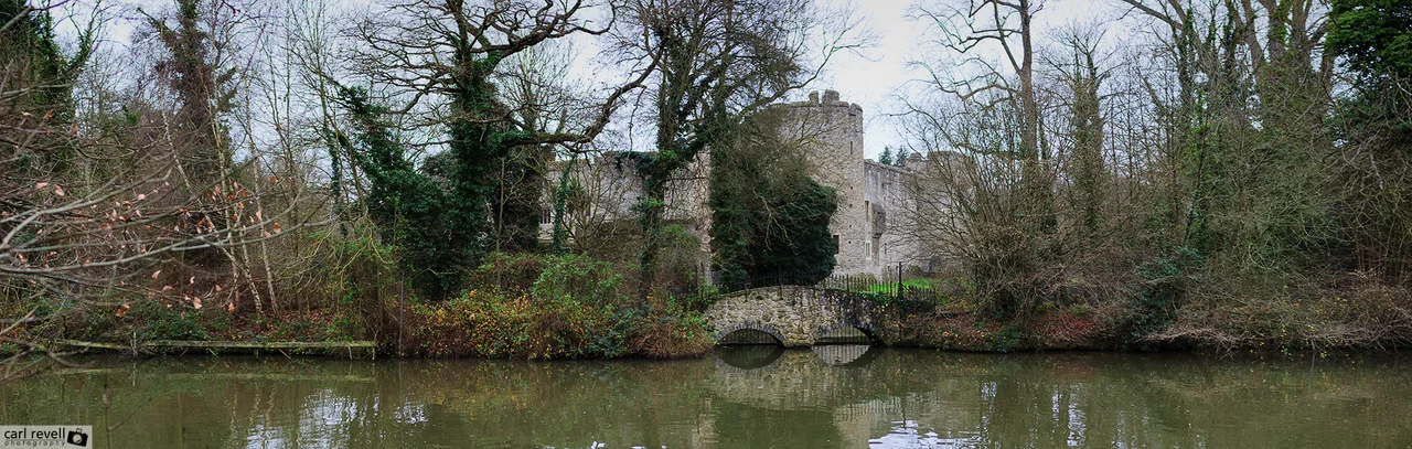 View of Allington Castle from the River Medway