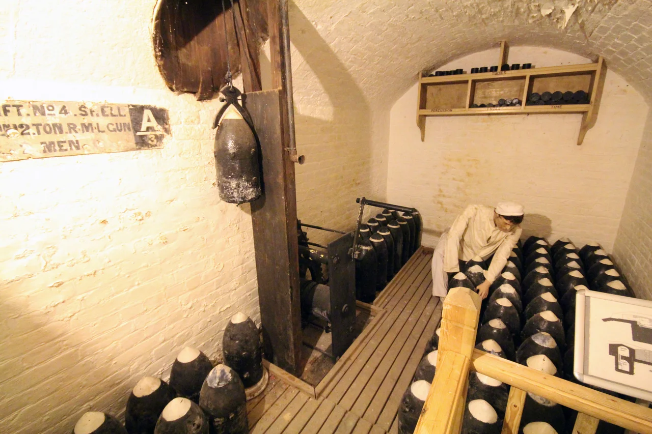 Shell room, New Tavern Fort