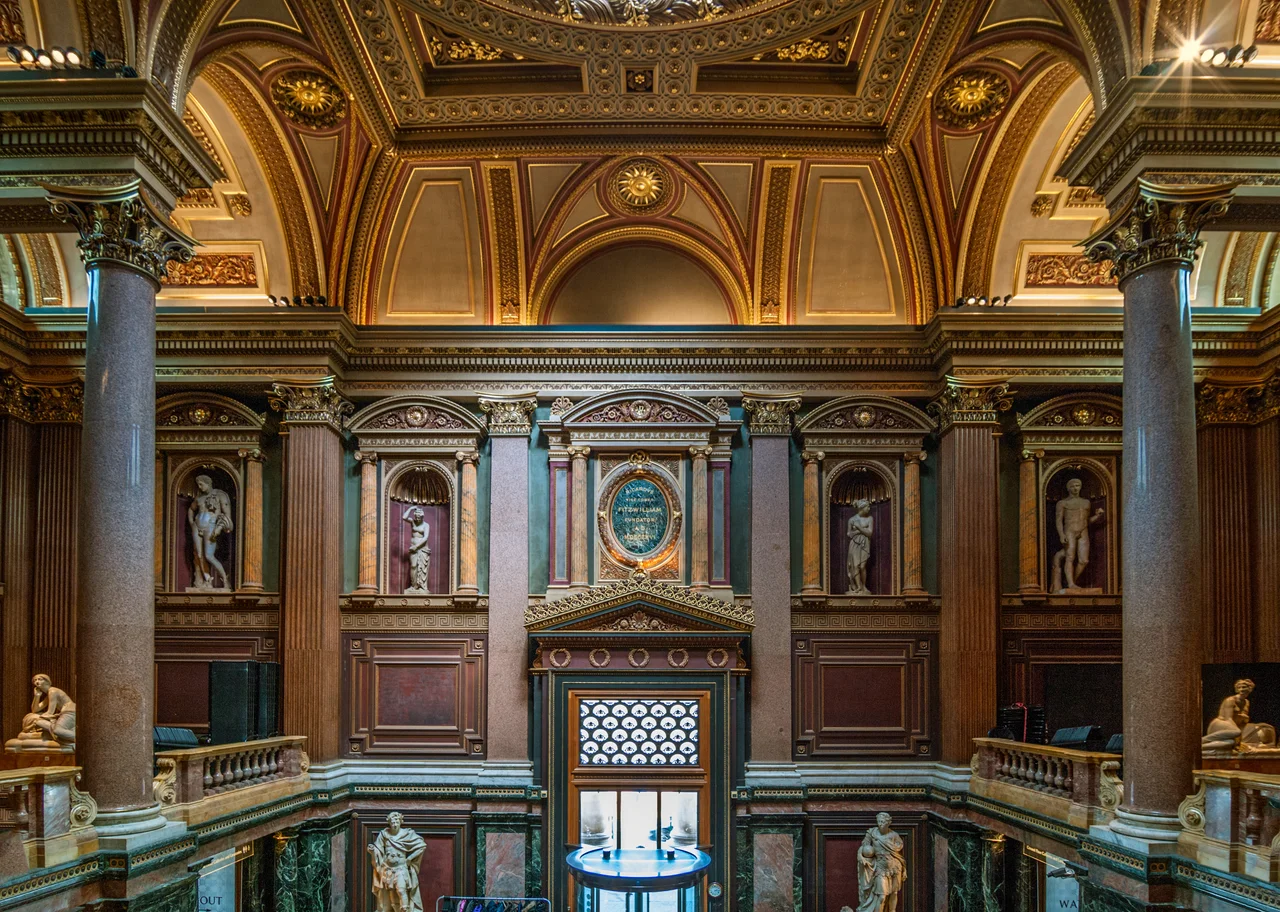 View of one of the museum's entrance halls