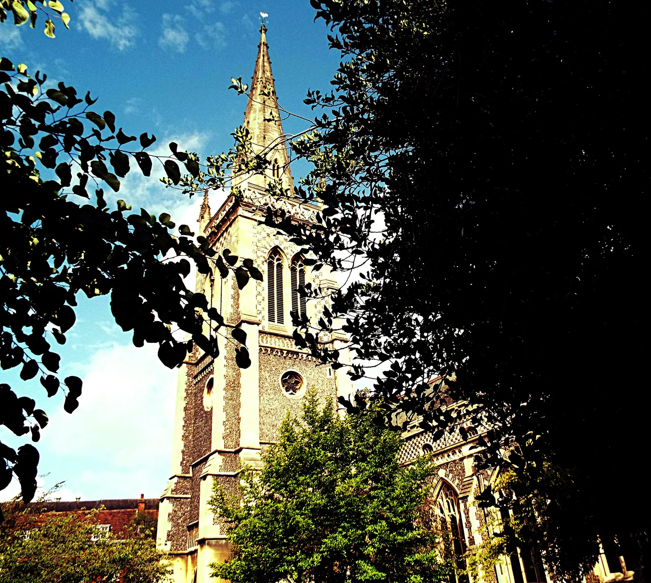 Southwest tower of St Mary-le-Tower parish church, Ipswich, Suffolk