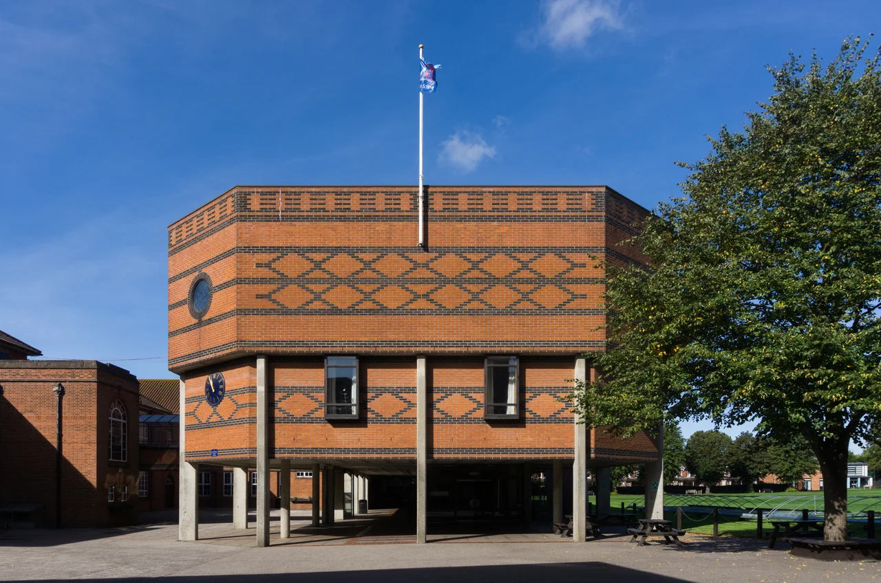 Ipswich school library building. A grade II listed building.