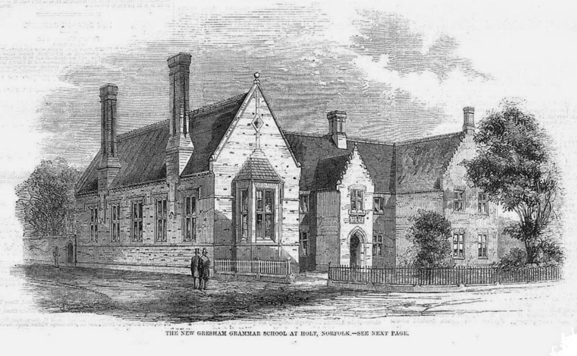 “The New Gresham Grammar School at Holt, Norfolk”