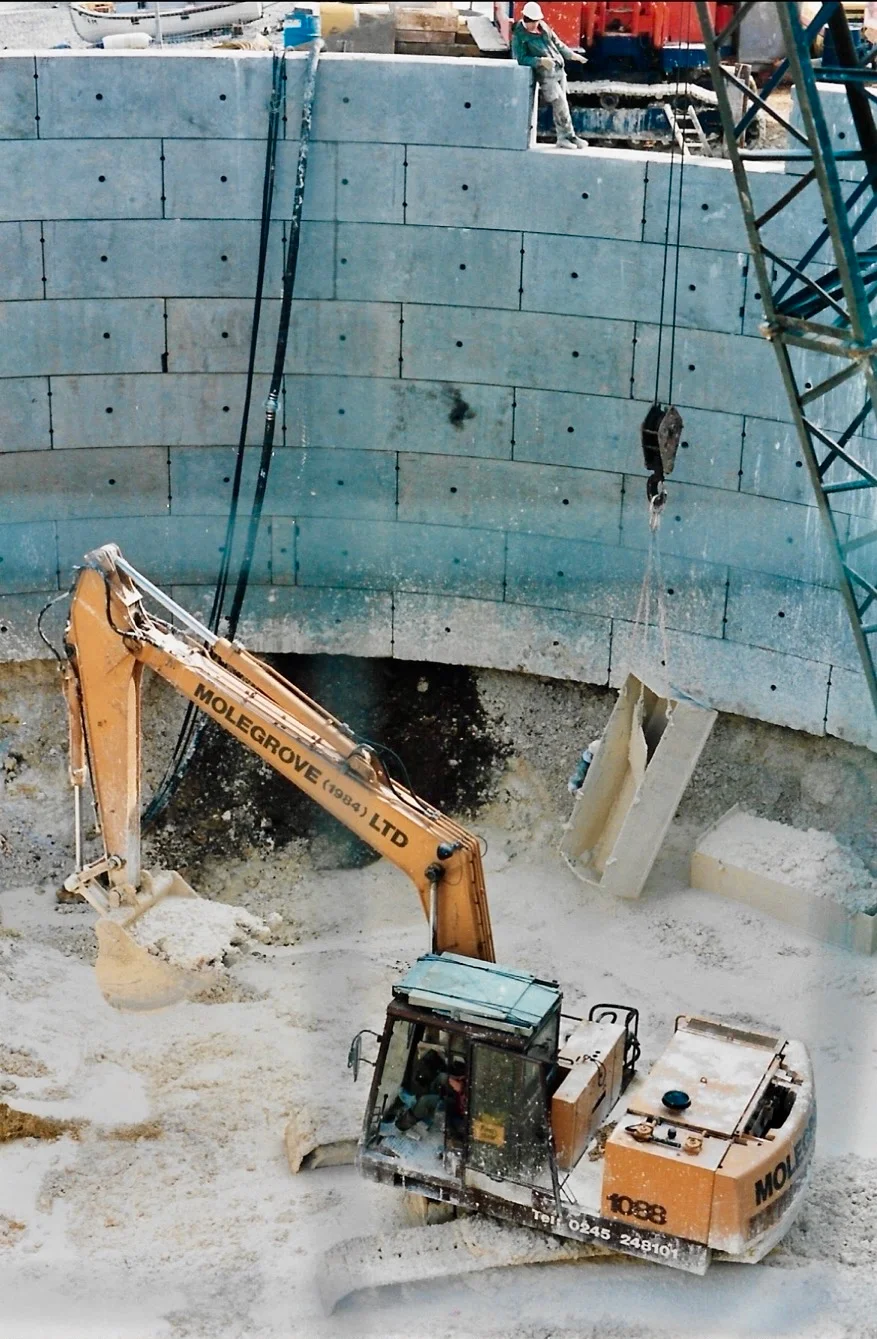 Construction of storm water tank at The Mo Sheringham 1993