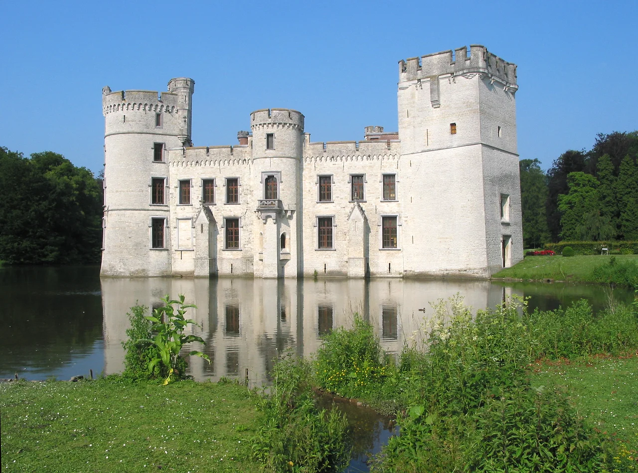 Meise (Belgium), the Bouchout castle (XII-XIXth century).