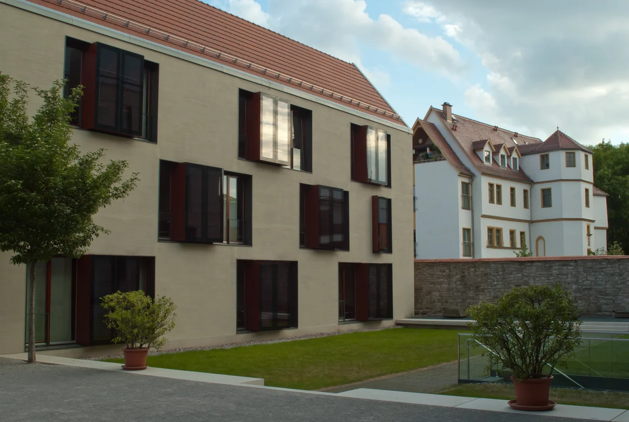 Evangelisches Augustinerkloster Erfurt: Blick auf Gästehaus-Neubau