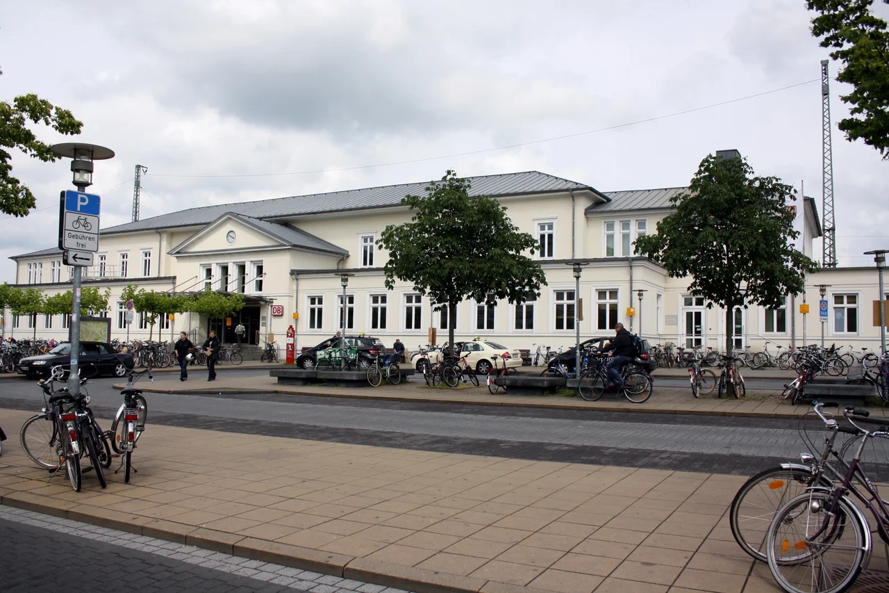Lüneburg train station.