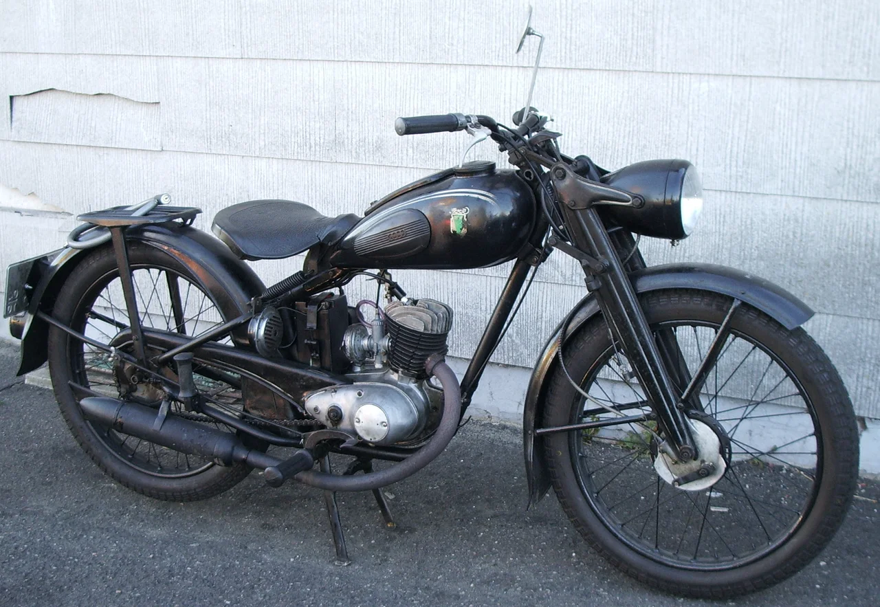 DKW RT 125W Bauj. 1950. Unrestauriertes eigenes Motorrad.