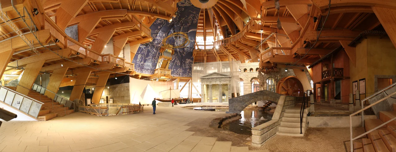 interior from the millennium tower (Jahrtausendturm)
