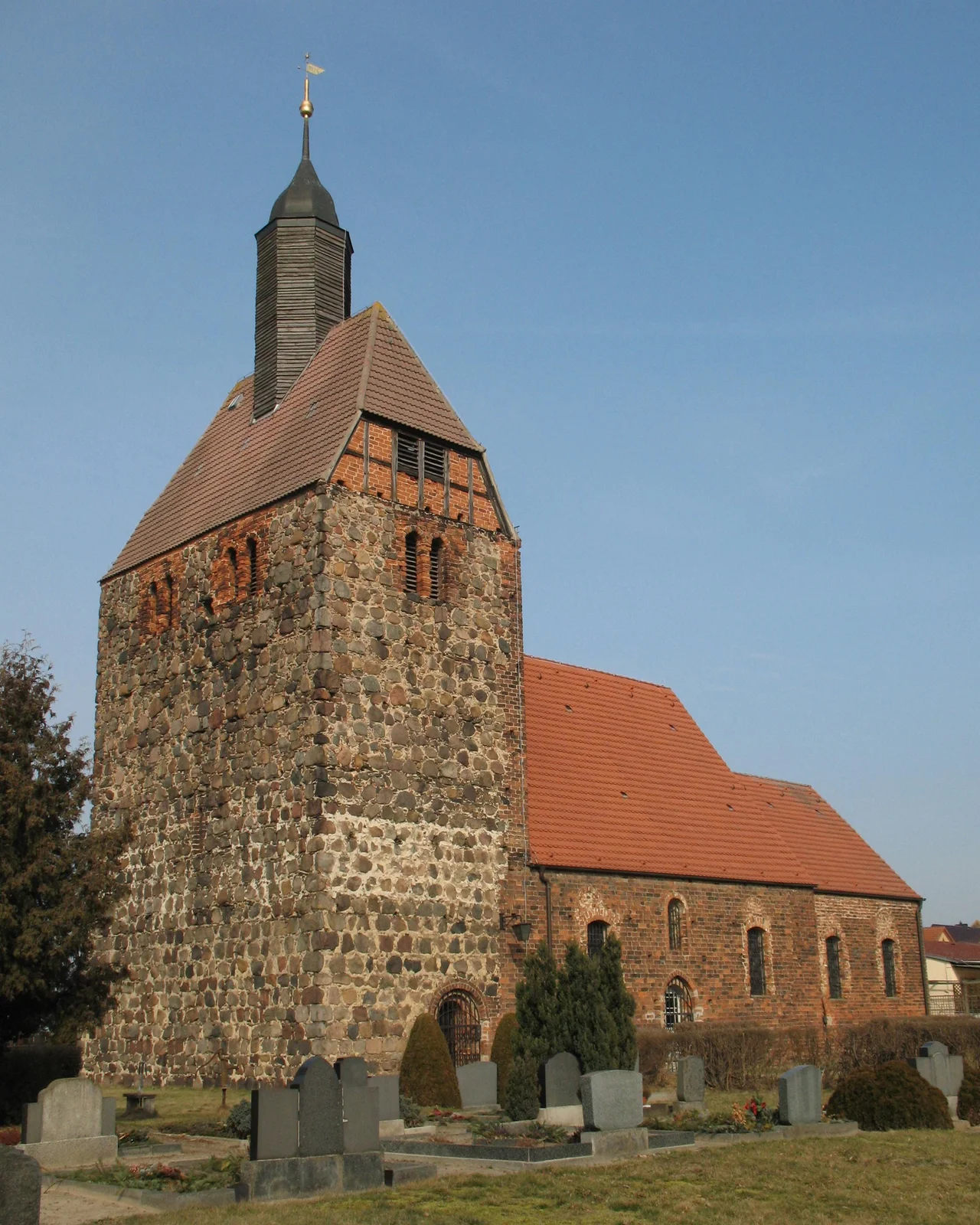 Church in Treuenbrietzen-Pechüle in Brandenburg, Germany