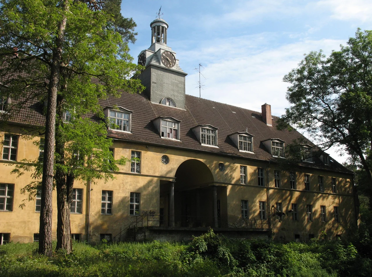 School building in Templin in Brandenburg, Germany