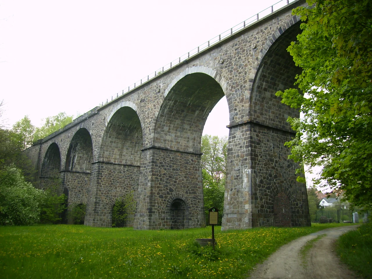 Viaduct on the western edge of Herrnhut, Saxony, Germany. Image taken by Mark Verma, May 9th 2010.