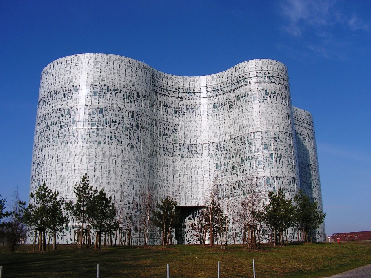 University library in Cottbus by the architects Herzog & de Meuron, 2005