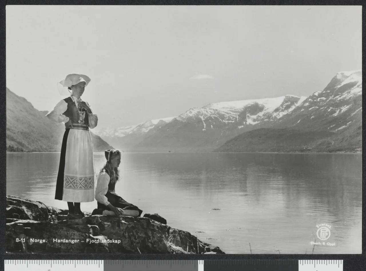 The picture shows Norheimsund in Kvam municipality, overlooking a part of the Hardanger fjord