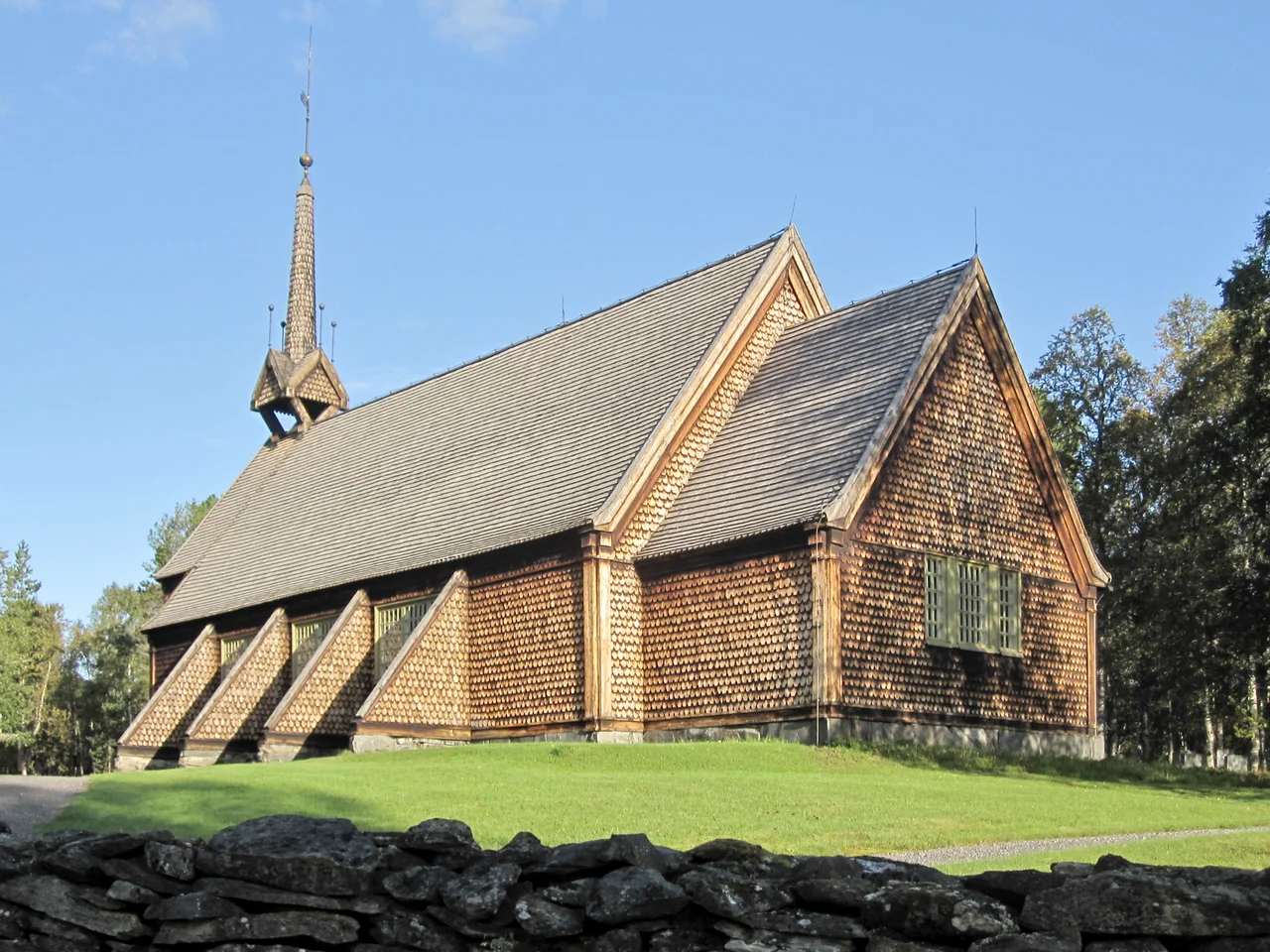Ammarnäs church, Ammarnäs, Sorsele, Sweden.
