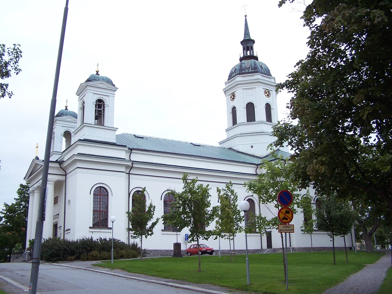 Härnösands domkyrka (cathedral of Härnösand) - From south, Sweden.