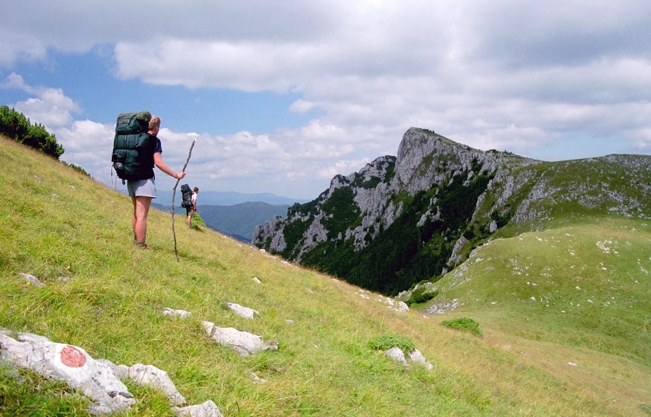 The Buila-Vânturarița National Park in Căpăţânii Mountains, Romania.