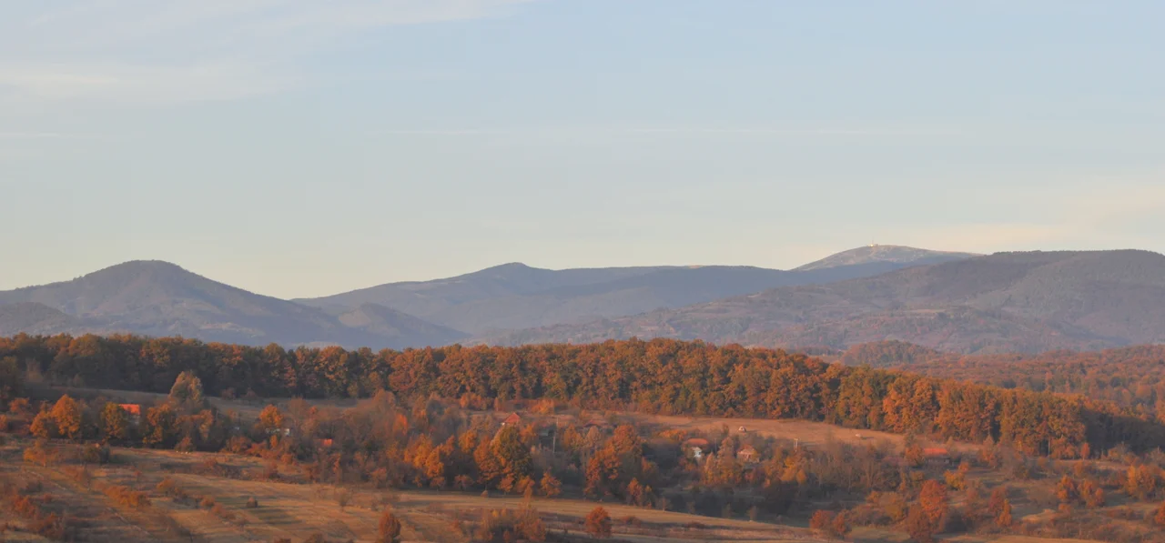 The main peaks in the Apuseni Mountains