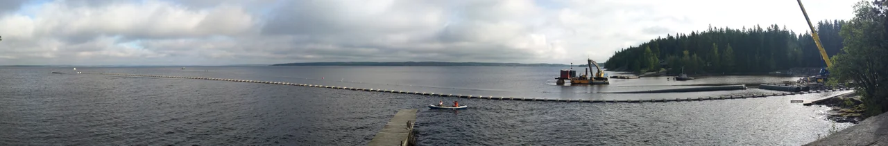 View to Tampere, Finland from Näsinneula observation tower.