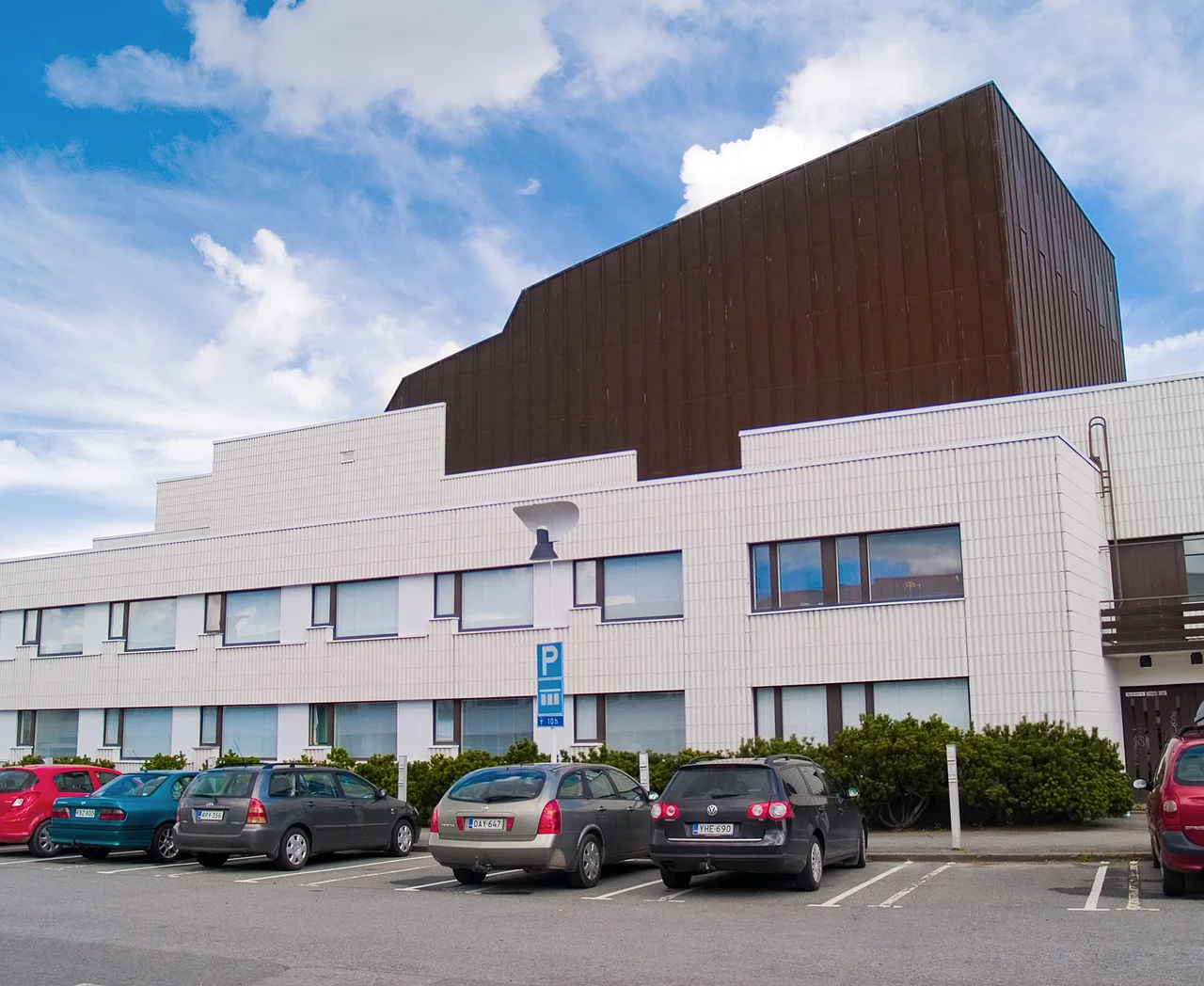 Seinäjoki City Theatre, designed by Alvar Aalto and completed in 1987.