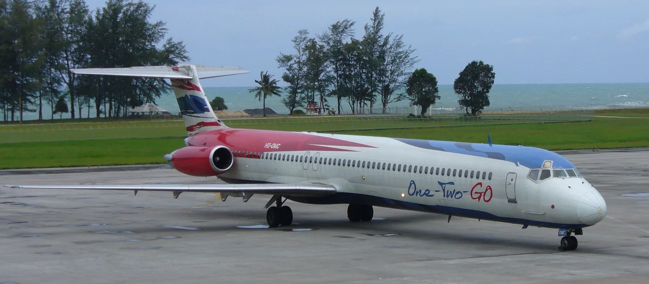 A One-Two-GO MD-82 on a rainy day in Phuket
I seandigger took this picture and i don't care what anyone does with it