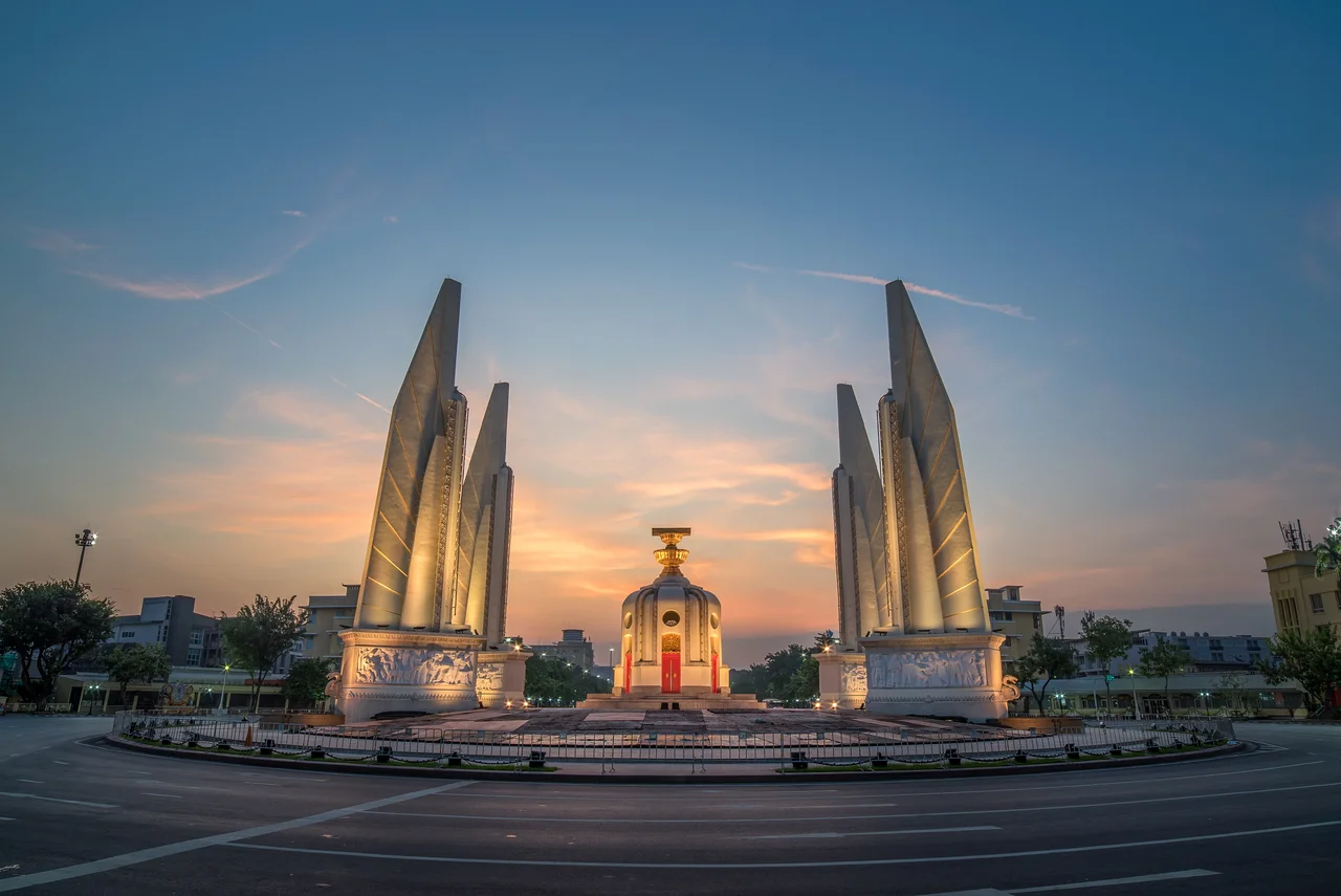This is a photo of a monument in Thailand identified by the ID