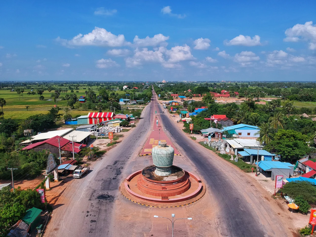 Sompove Meas Island in Pursat Province of Cambodia