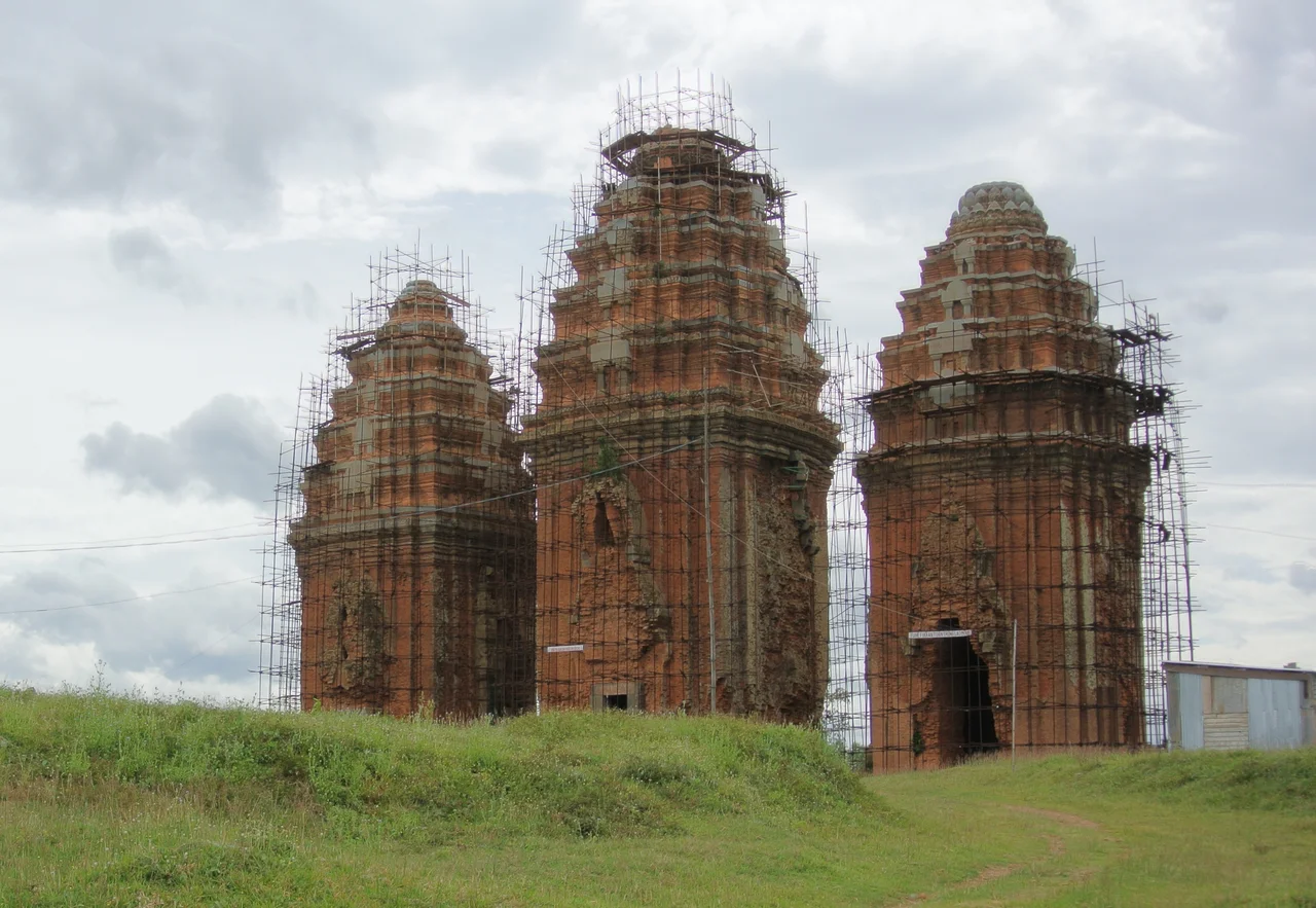 Duong Long tower - ruin of Champa kingdom at TaySon district BinhDinh province Vietnam