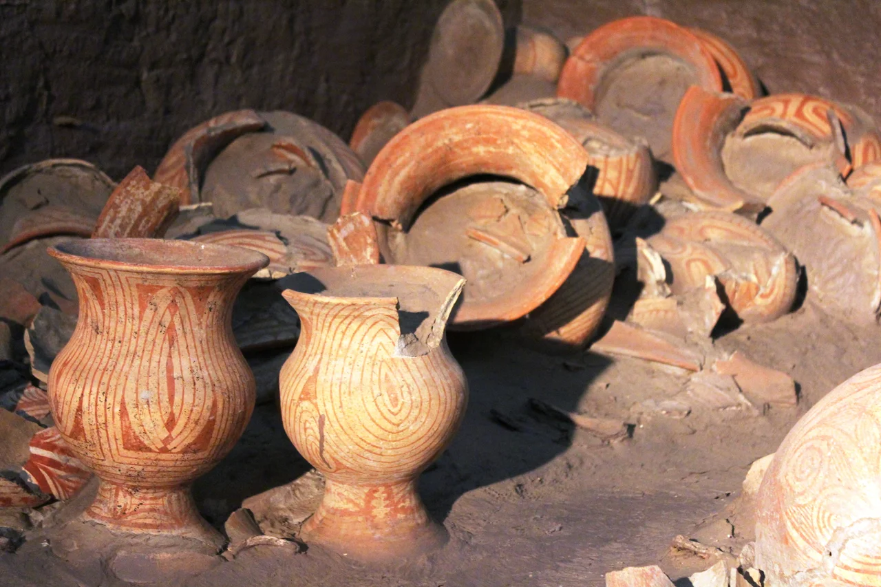 A mock up of the excavation at Ban Chaing Museum