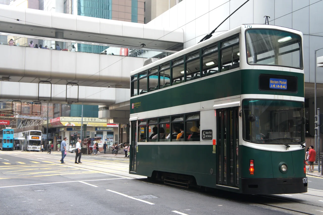 A Hong Kong Tram No. 170 (Millennium Car).