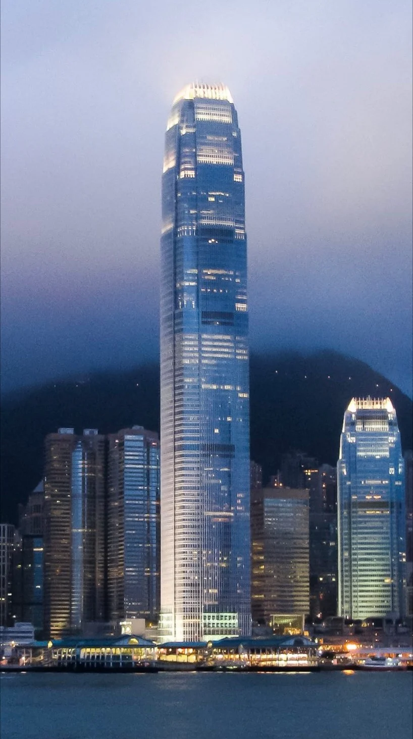 The low cloud was tailor-made to show off the huge IFC tower.