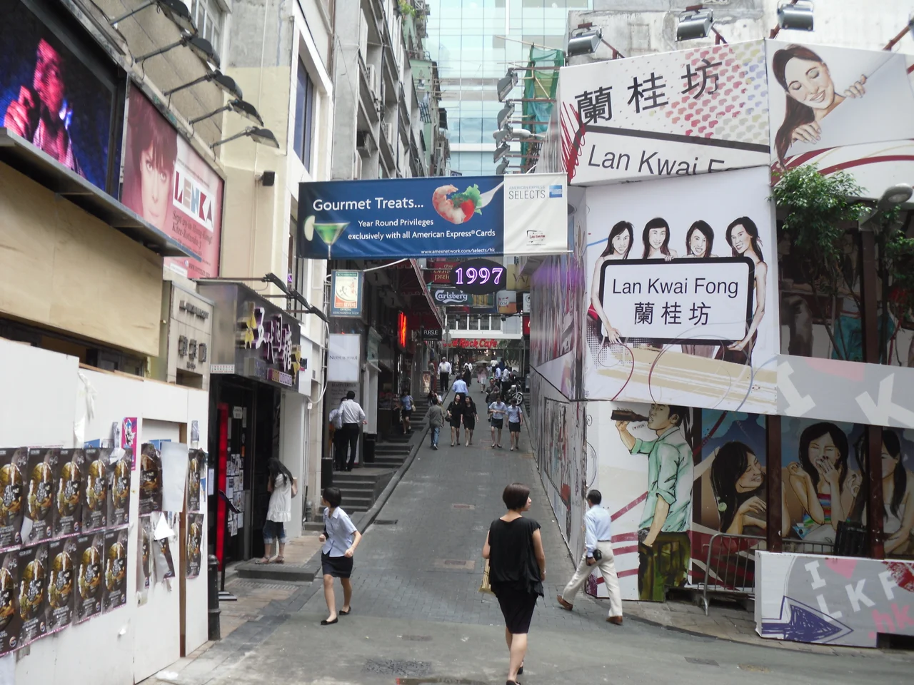 Lan Kwai Fong during the day