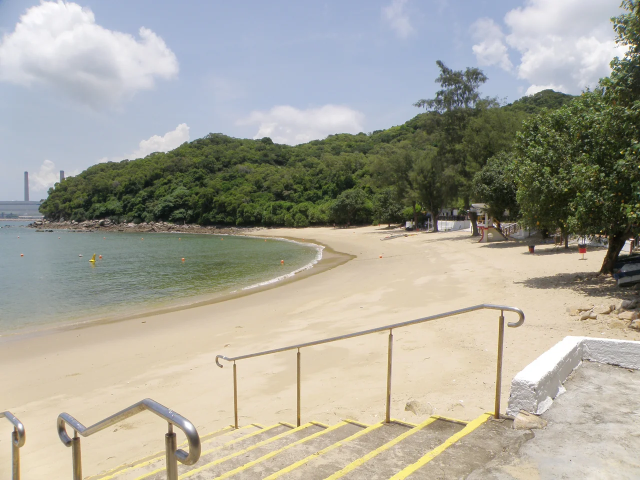Lo So Shing Beach in Lamma Island, Hong Kong.