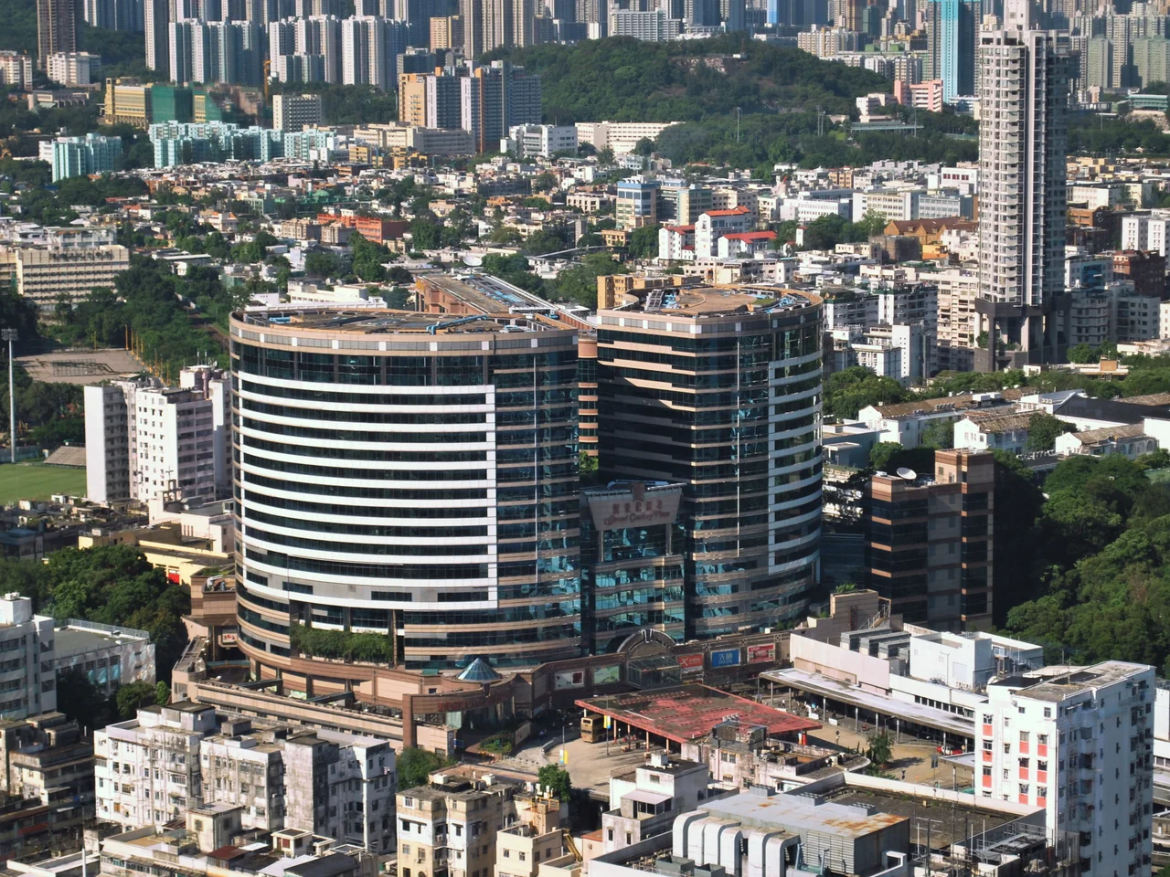 New Century Place in Mong Kok, viewed from Langham Place.