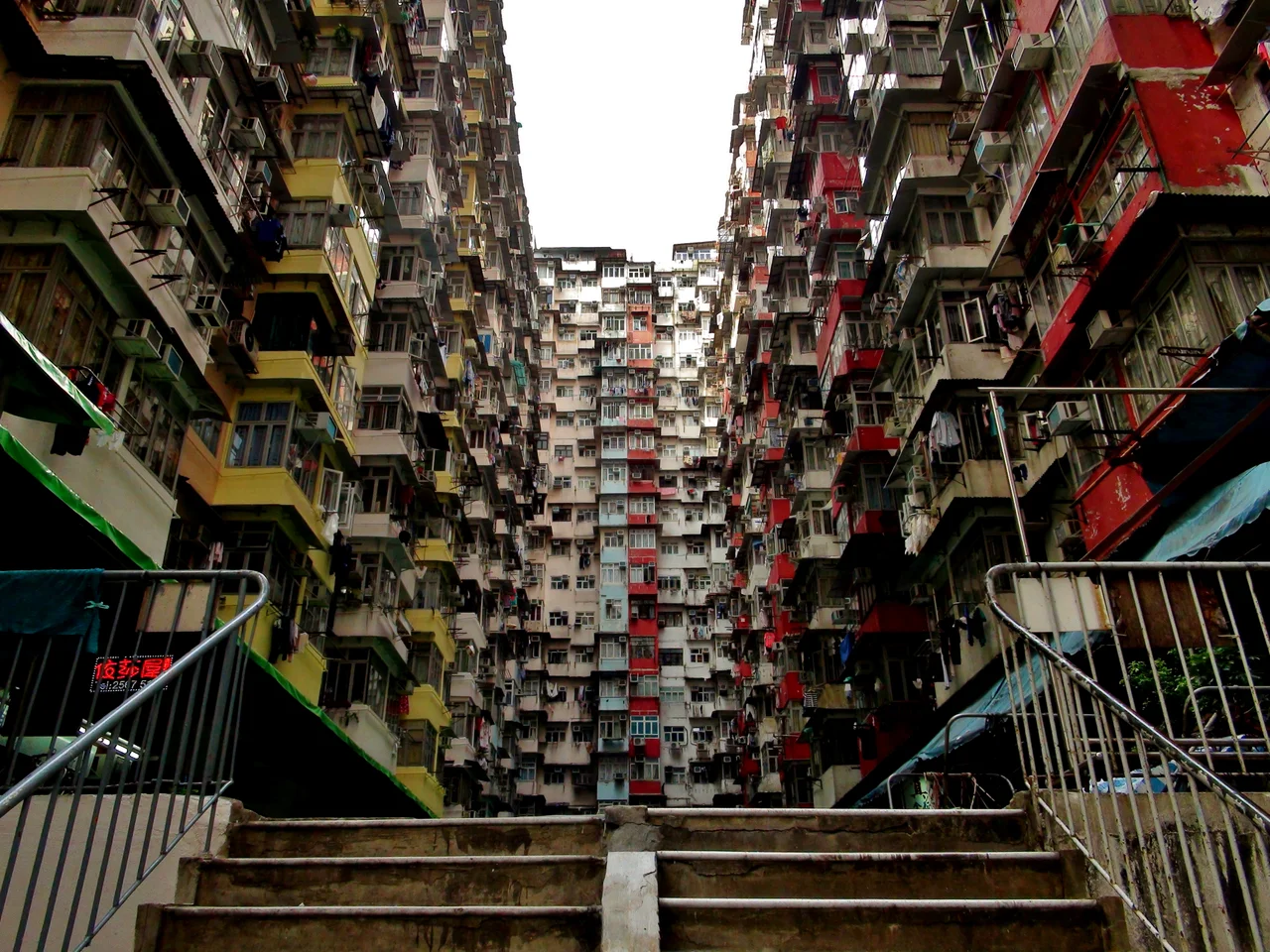 Yick Cheong Building and Yick Fat Building Quarry Bay Hong Kong.