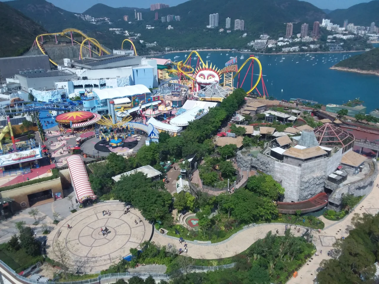 HK 港島 南區 Southern District zh:黃竹坑 Wong Chuk Hang zh:香港海洋公園 Ocean Park in April 2021