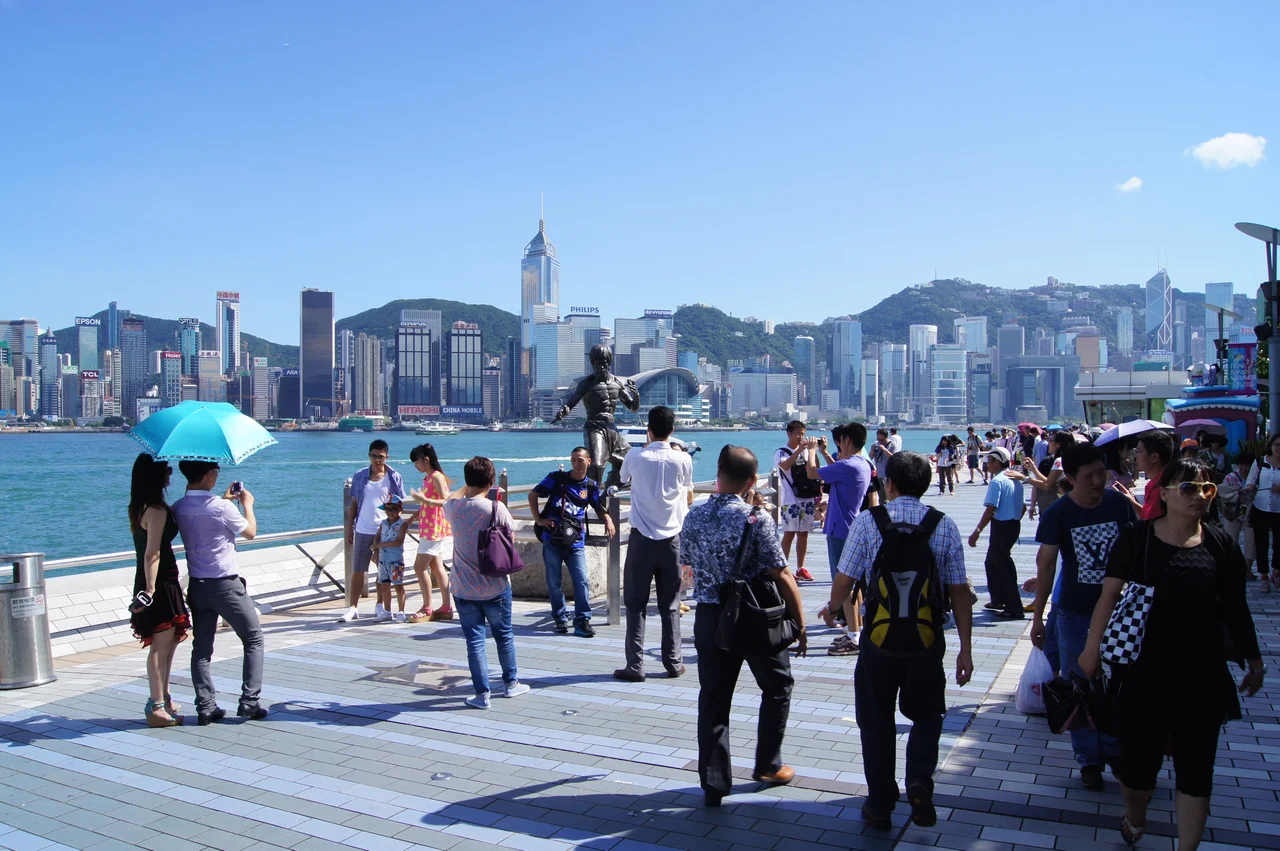 The Bruce Lee statue in Hong Kong is a memorial figure of deceased martial artist, Bruce Lee. The 2.5 metre bronze statue by artist Cao Chong-en was erected along the Avenue of Stars attraction near the waterfront at Tsim Sha Tsui.