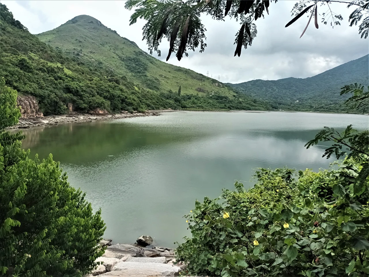 View of Tai Ho Wan from the eastern end of the northern shore of the bay.