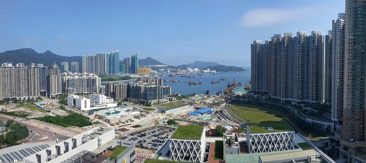 Tiu Keng Leng to Tseung Kwan O  2019 05 Panorama view