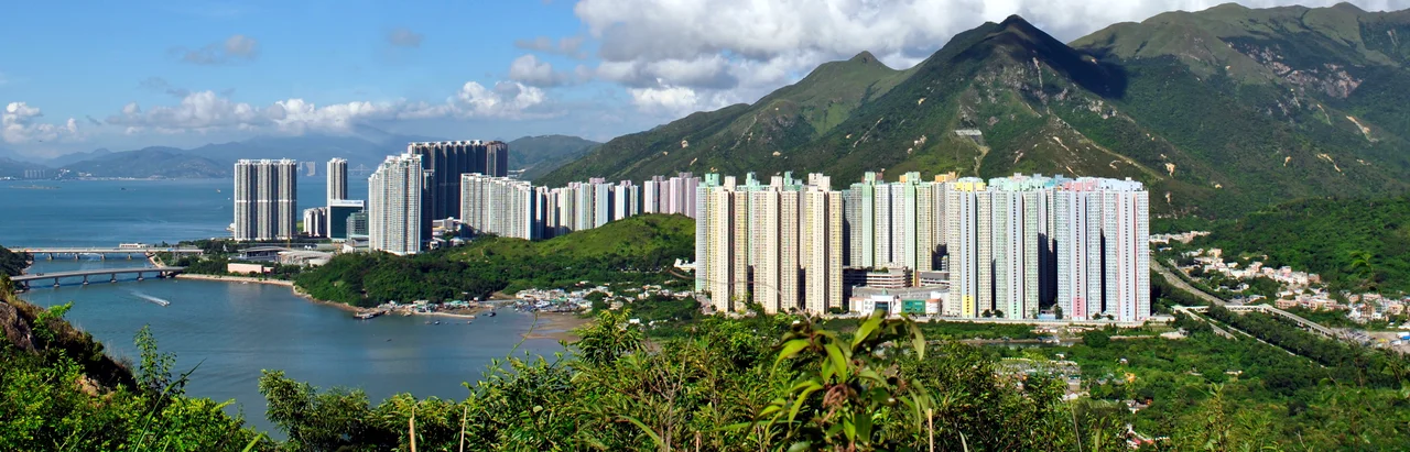 Tung Chung Yat Tung Estate Panorama