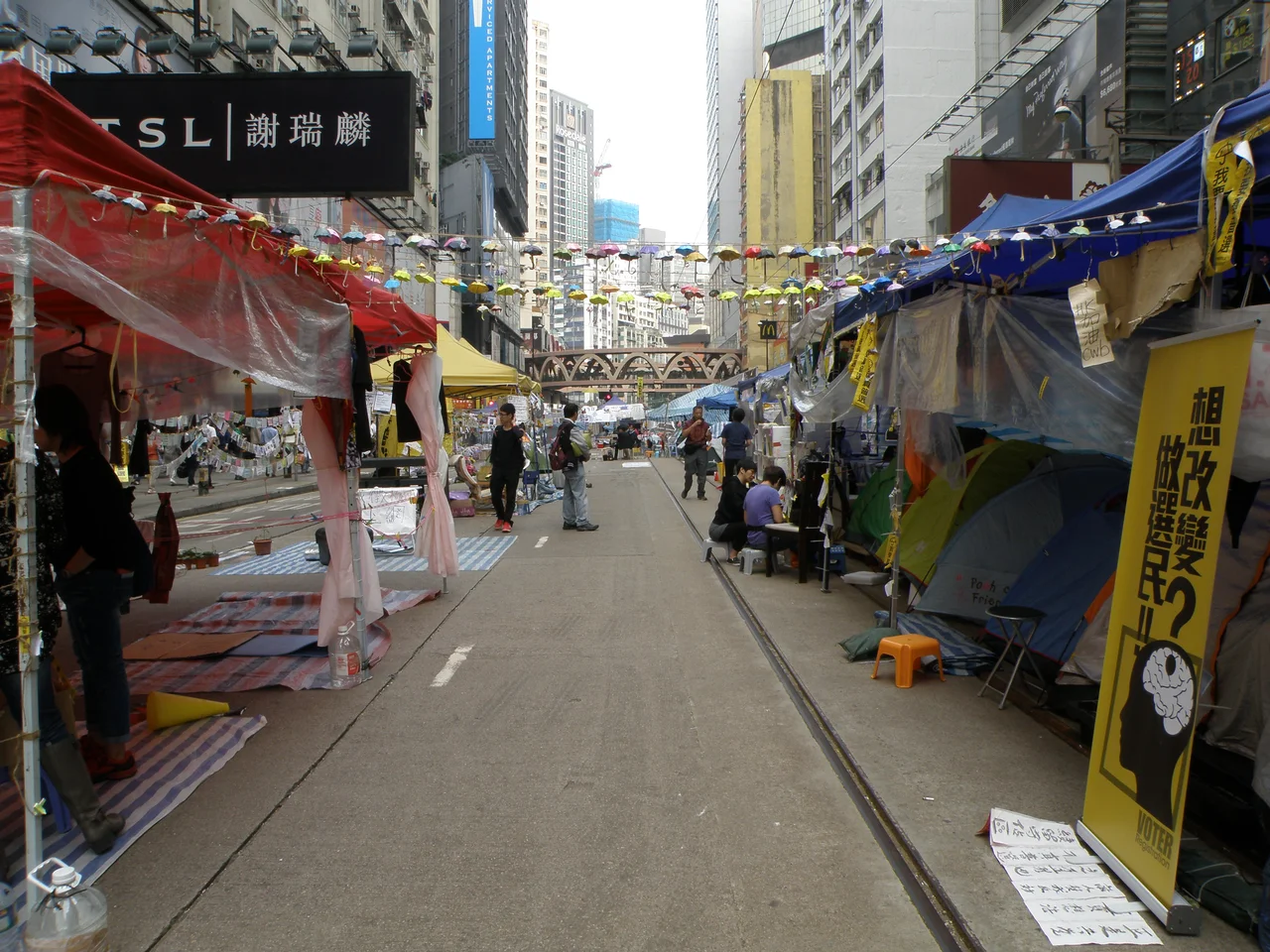 Yee Wo Street in Causeway Bay, Hong Kong.