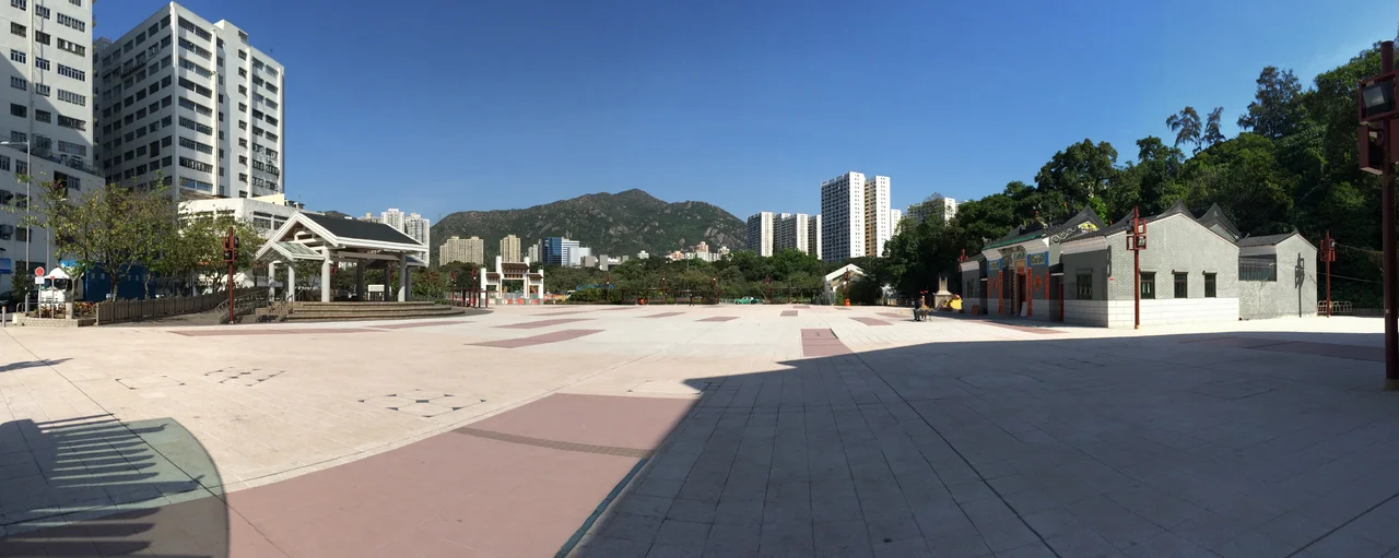 Tuen Mun Tin Hau Temple Square Pano