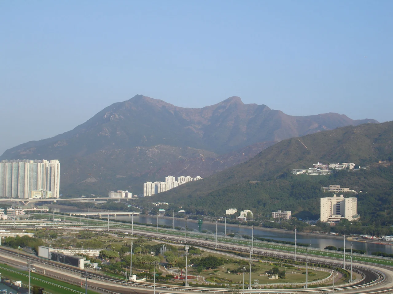 View of Ma On Shan, overlooking the Sha Tin Racecourse