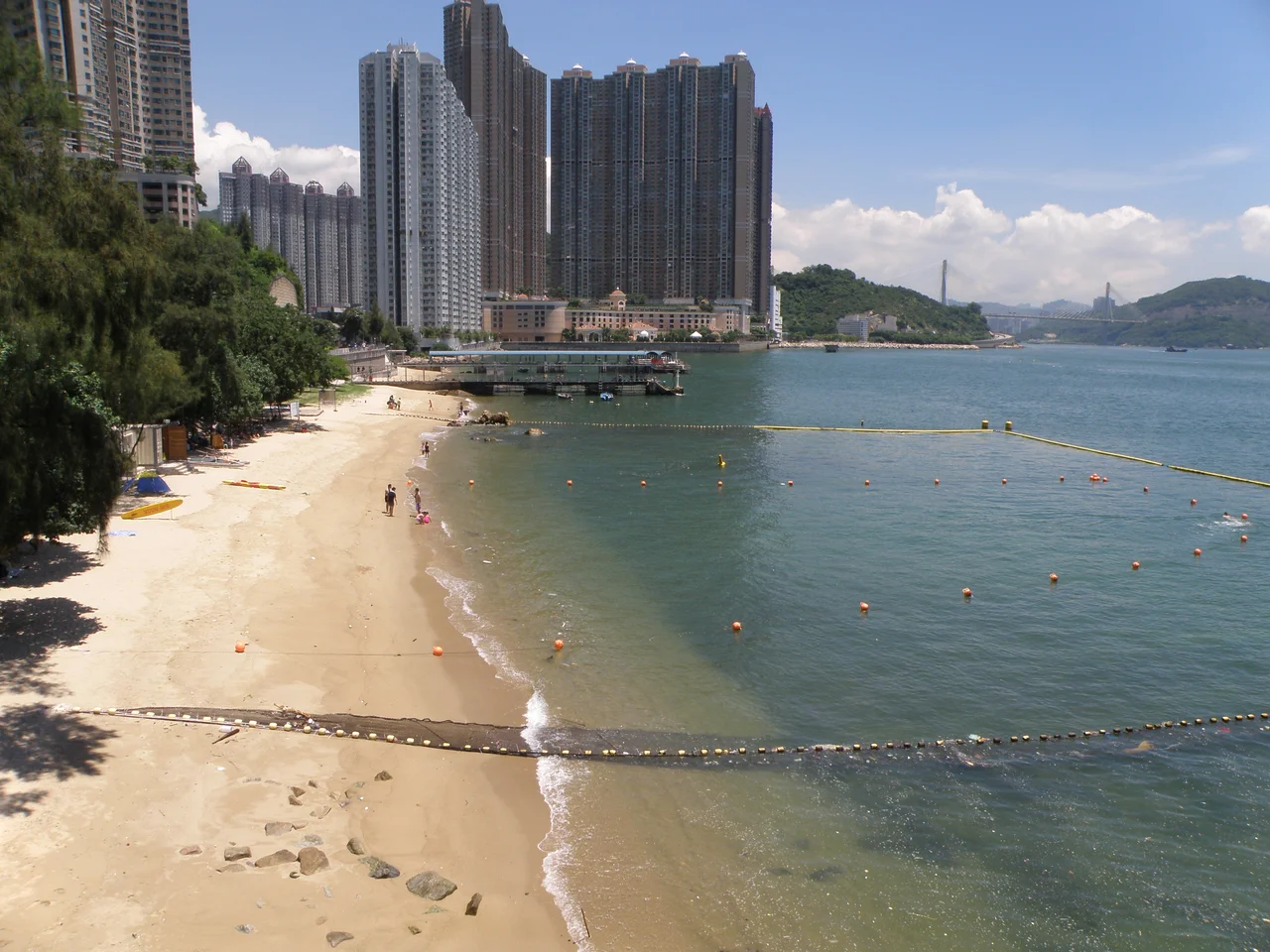 Anglers' Beach in Sham Tseng, Hong Kong.